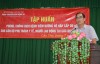 ThS Lâm Hoàng Dũng, Phó Giám đốc Trung tâm Kiểm soát bệnh tật TP Cần Thơ phát biểu khai mạc lớp tập huấn tại Trung tâm Y tế quận Ninh Kiều.