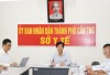 BS.CKII Cao Minh Chu, Giám đốc Sở Y tế, chủ trì hội nghị tại điểm cầu Sở Y tế TP Cần Thơ.