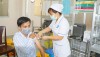 Điểm tiêm vắc xin phòng COVID-19 tại CDC Cần Thơ. Ảnh: Thuý Duy
