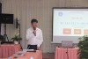 Bác sĩ Huỳnh Minh Trúc, Giám đốc Trung tâm Kiểm soát bệnh tật TP Cần Thơ phát biểu tại lớp tập huấn.