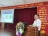 Bác sĩ Lê Phúc Hiển, Phó Trưởng khoa Phòng chống bệnh truyền nhiễm - Kiểm dịch y tế quốc tế, Trung tâm Kiểm soát bệnh tật TP Cần Thơ trình bày tại lớp tập huấn.