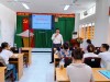 Ông Hà Tấn Vinh, Phó Giám đốc CDC Cần Thơ phát biểu khai mạc tập huấn sàng lọc và điều trị tiền sản giật cho cán bộ y tế năm 2024.