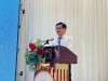 Đồng chí Nguyễn Minh Tâm, Phó Bí thư Đảng ủy UBND TP Cần Thơ phát biểu tại Đại hội Đảng bộ Trung tâm Kiểm soát bệnh tật TP Cần Thơ lần thứ III, nhiệm kỳ 2025 - 2030.