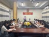 Đoàn làm việc tại Sở Y tế TP Cần Thơ.