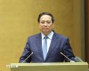 Thủ tướng Chính phủ Phạm Minh Chính, phát biểu tại Hội nghị toàn quốc quán triệt, triển khai thực hiện 4 Nghị quyết của Bộ Chính trị do Bộ Chính trị. Ảnh: TTXVN
