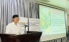 Ông Huỳnh Minh Trúc, Giám đốc CDC Cần Thơ phát biểu khai mạc lớp tập huấn cập nhật giám sát véc tơ truyền bệnh, kỹ năng điều tra và phun hóa chất trong phòng, chống sốt xuất huyết.