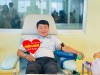 Anh Hứa Hoàng Tây, CDC Cần Thơ tham gia hiến máu tình nguyện.