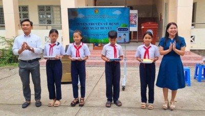 Hơn 71.000 học sinh được truyền thông phòng, chống sốt xuất huyết