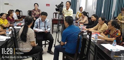 Tập huấn thu thập thông tin can thiệp cho người khuyết tật tại xã Cờ Đỏ
