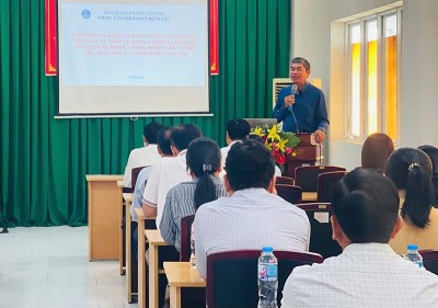 Tập huấn nâng cao năng lực an toàn vệ sinh lao động, phòng chống bệnh nghề nghiệp cho nhân viên y tế