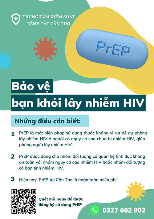 Hiện nay, PrEP tại Cần Thơ hoàn toàn miễn phí