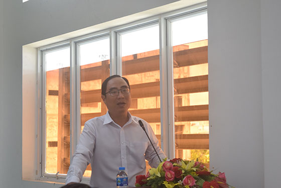 Thạc sĩ Lâm Hoàng Dũng, Phó Giám đốc Trung tâm Kiểm soát bệnh tật TP Cần Thơ phát biểu tại hội nghị